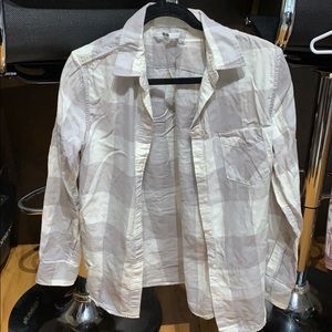 UNIQLO plaid button up shirt